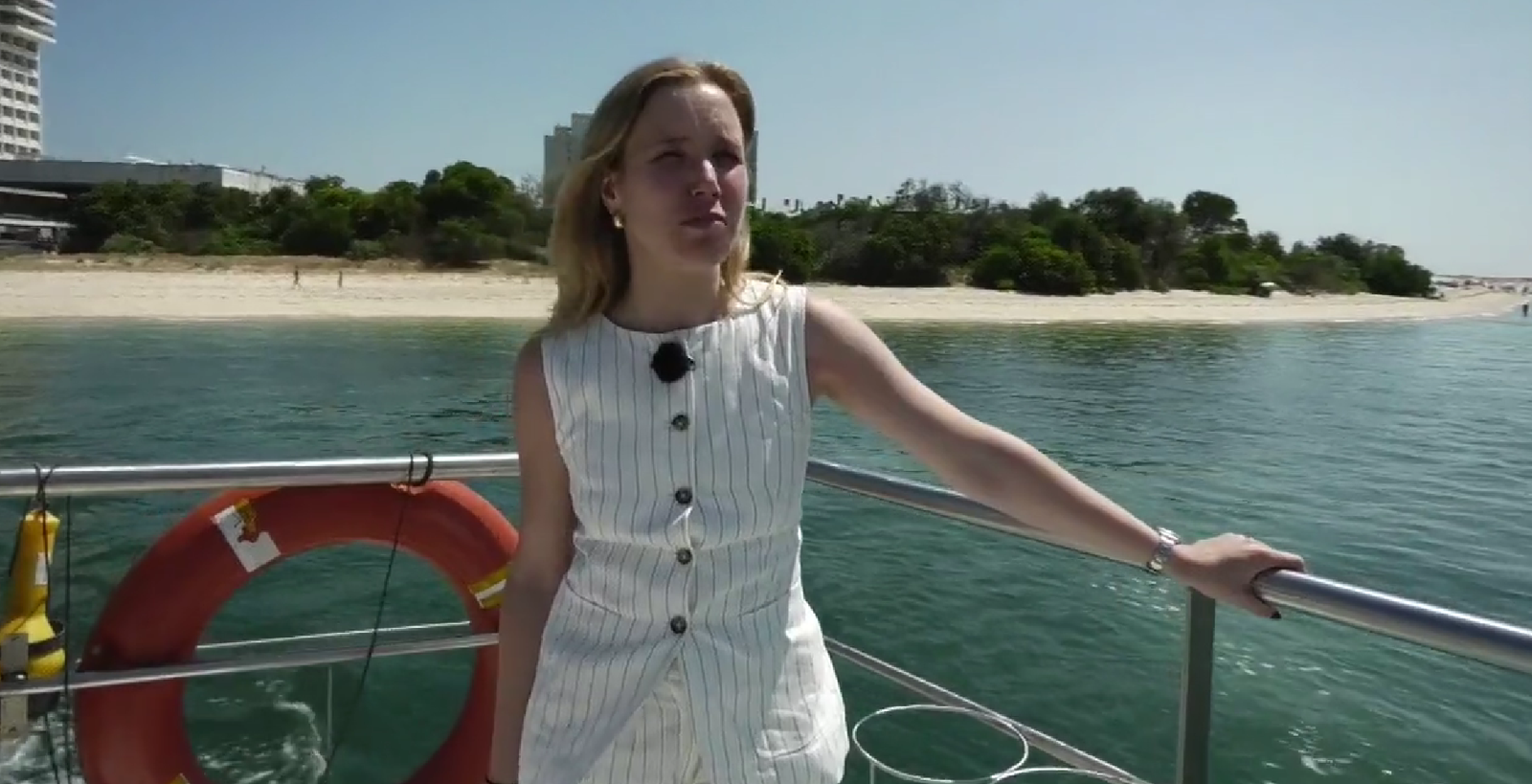 Paula Virosque és de l’Eliana i fa set anys que viu a Setúbal. Amb ella creuarem en ferri fins a la península de Troia