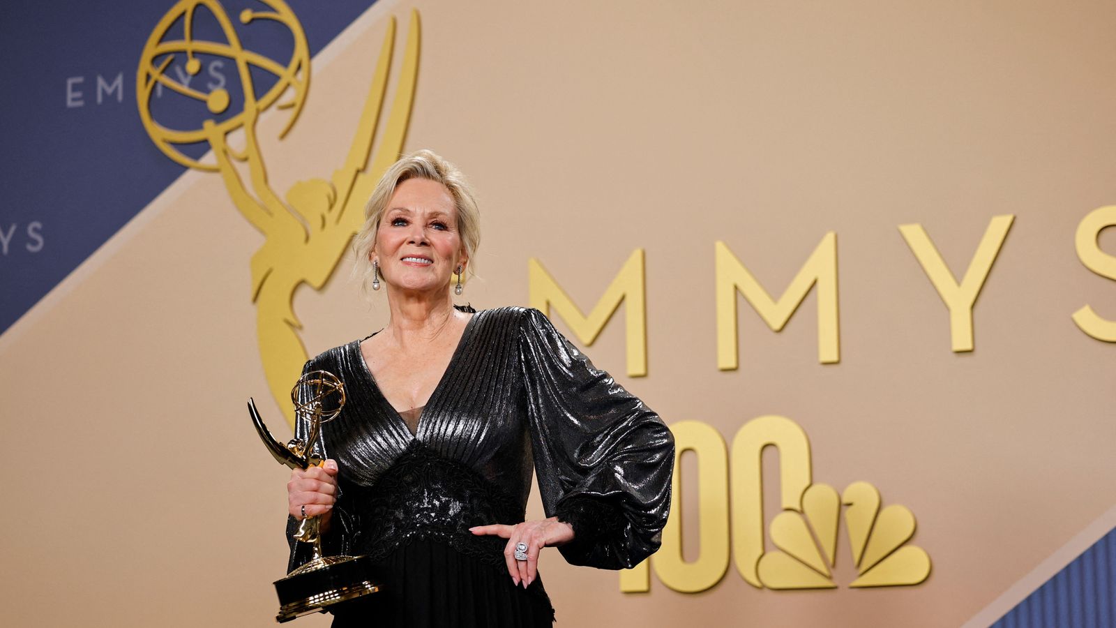 Jean Smart amb l'octau Emmy de la seua carrera