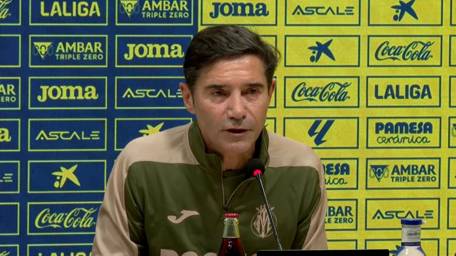 El tècnic del Villarreal, Marcelino García Toral