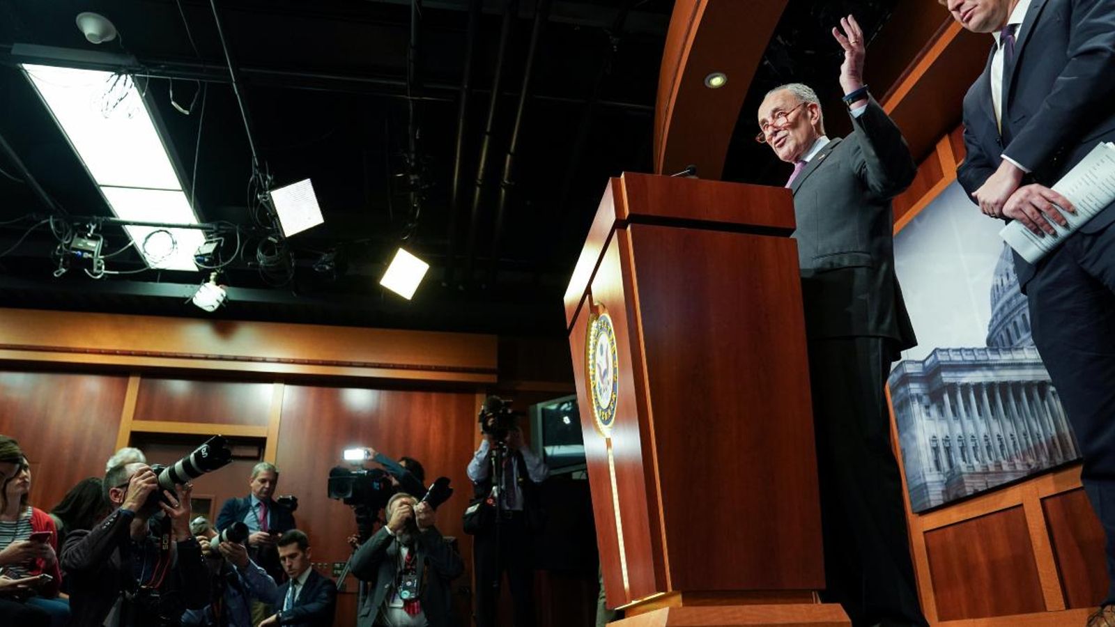 El líder demòcrata al Senat, Chuck Schumer
