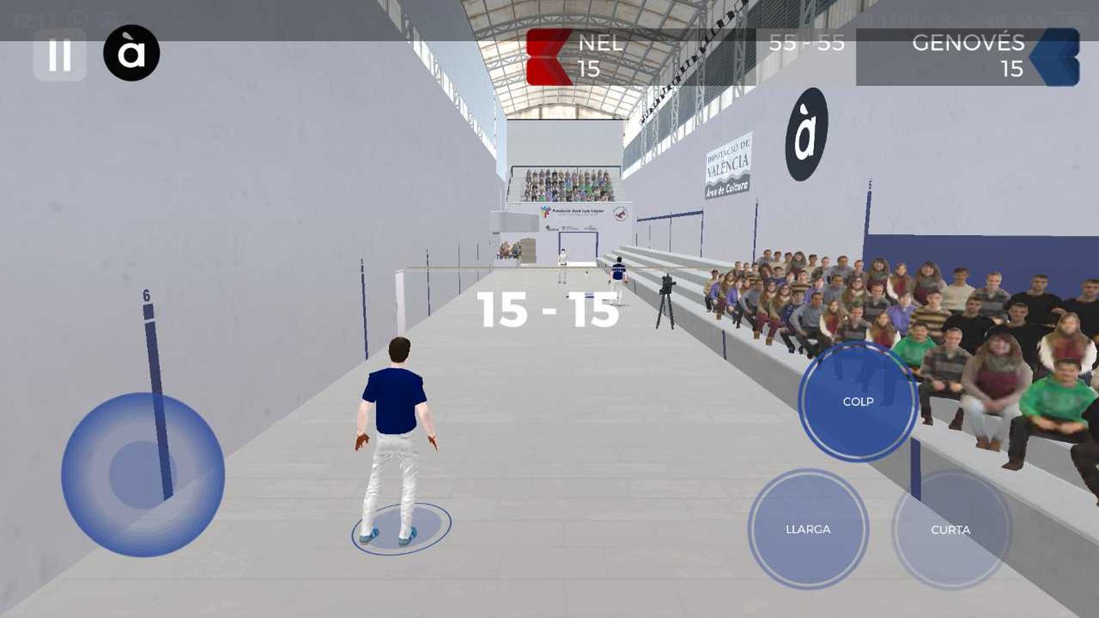 Joc de pilota per a dispositius mòbils