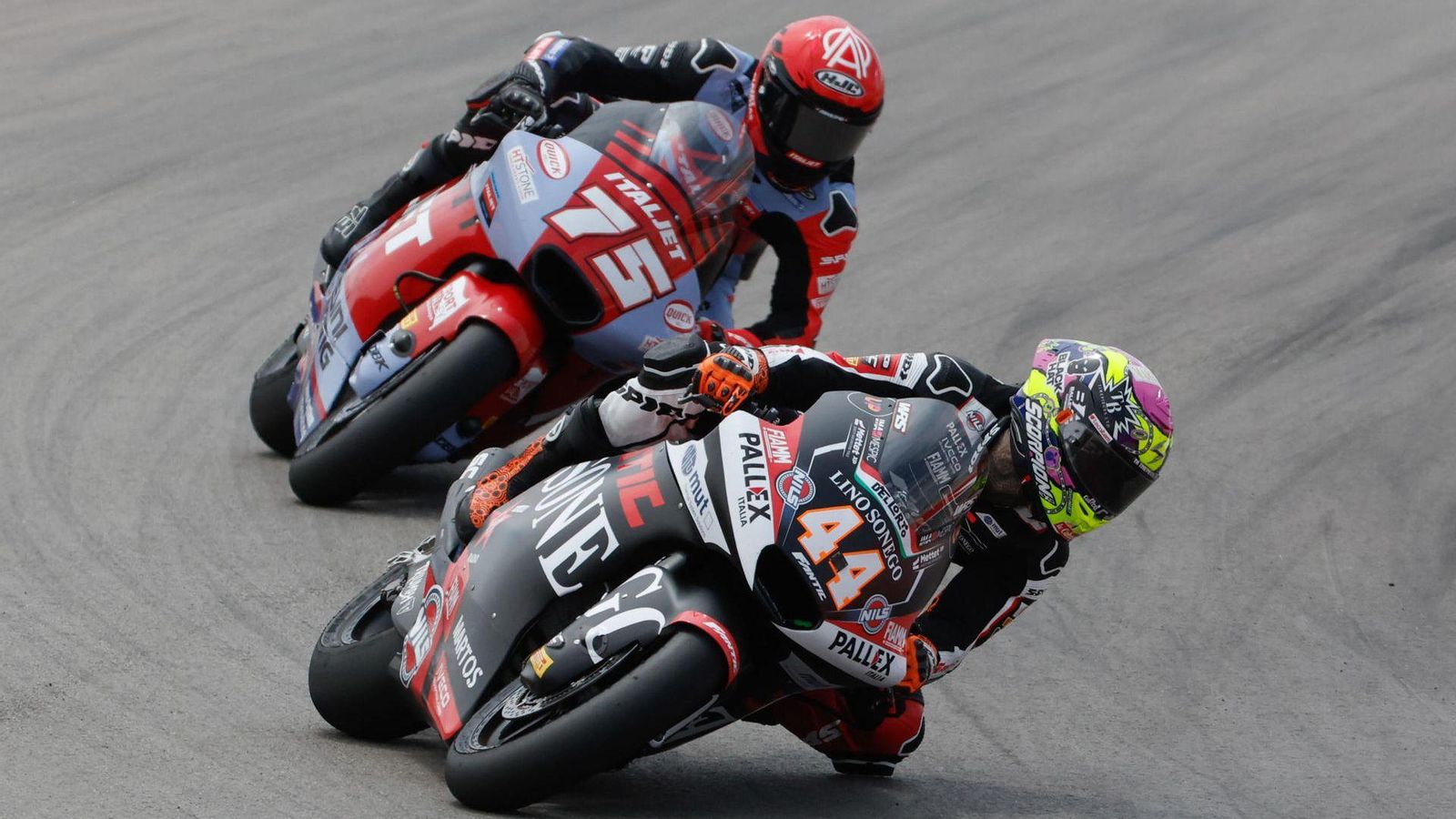 Aron Canet, durant la carrera