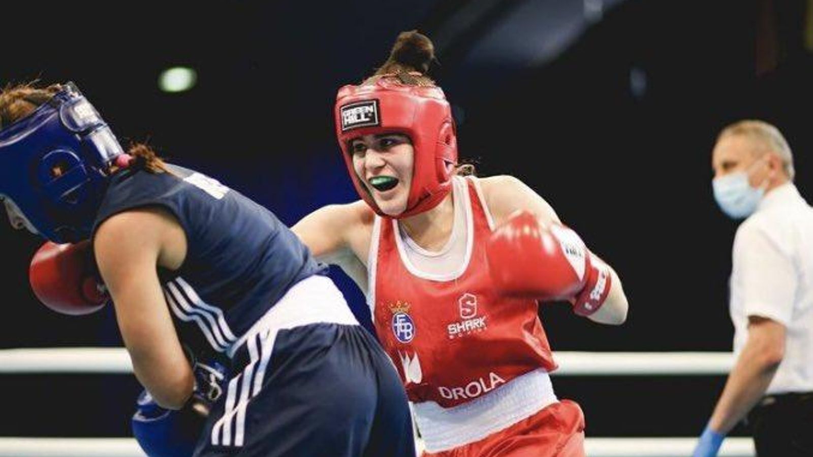 La boxejadora Laura Fuertes