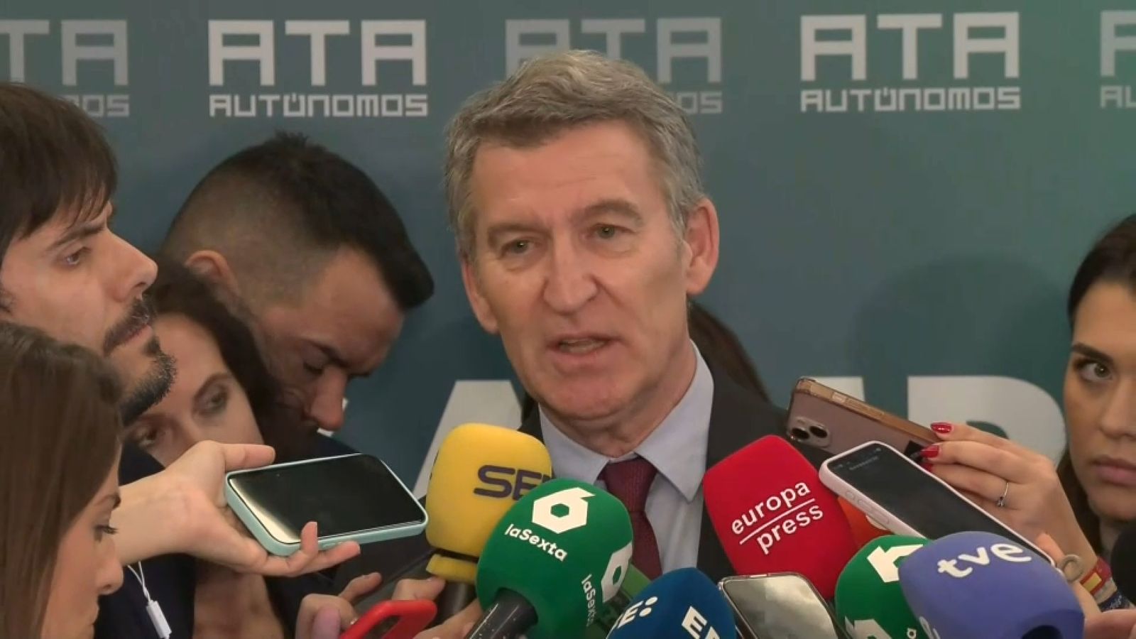 El líder del PP nacional, Alberto Núñez Feijóo