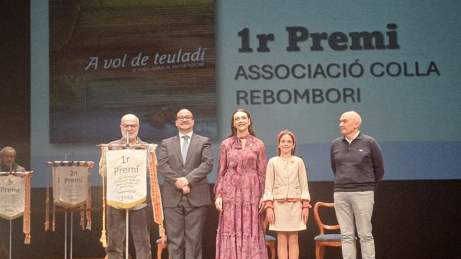 Entrega del primer premi al Teatre Principal de Castelló Entrega del primer premi al Teatre Principal de Castelló
