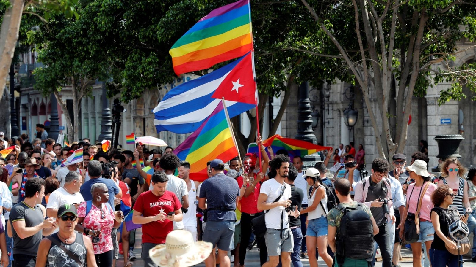Cubans i cubanes es manifesten pels drets LGTBI