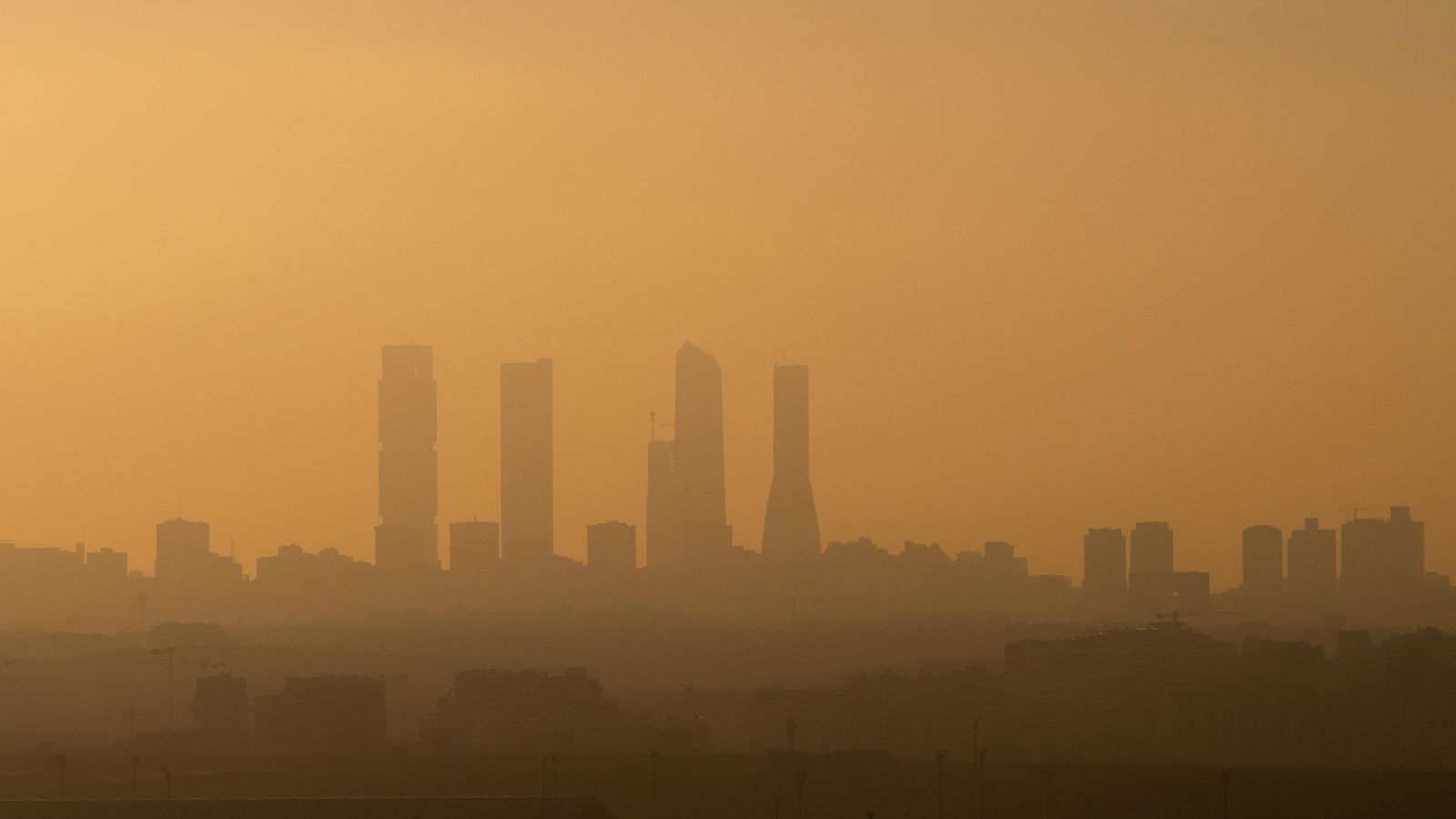Imatge d'arxiu de la contaminació a Madrid