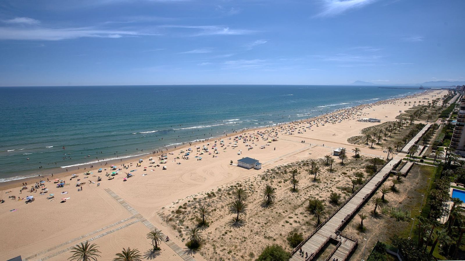 Imatge d'arxiu de la costa de Gandia