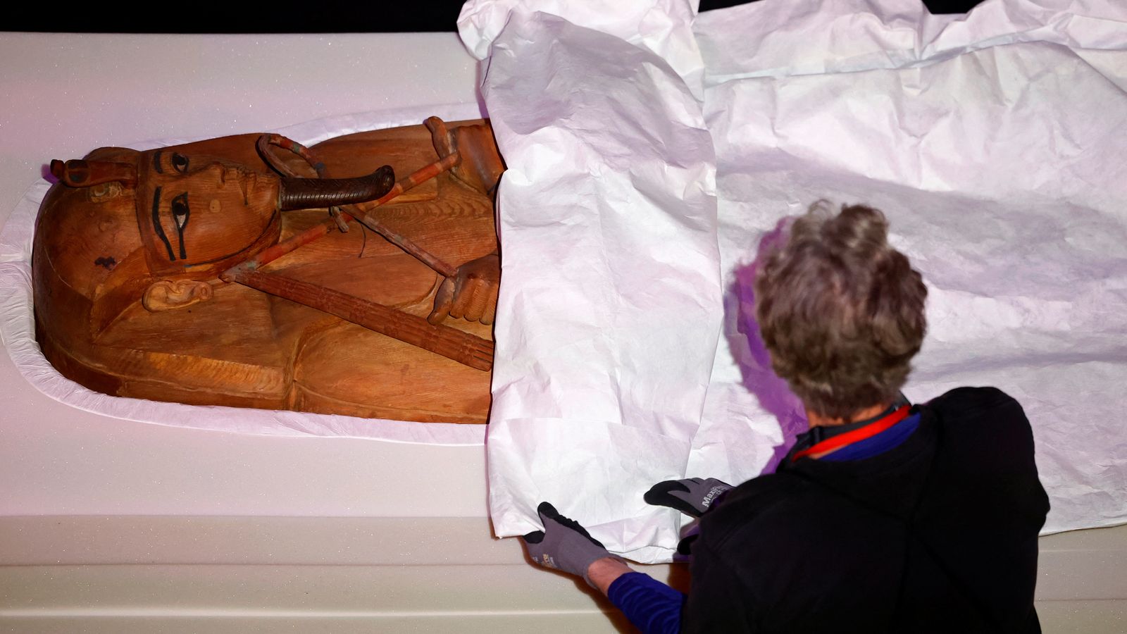 El taüt de Ramses II, peça estrela d'una exposició sobre el faraó a París