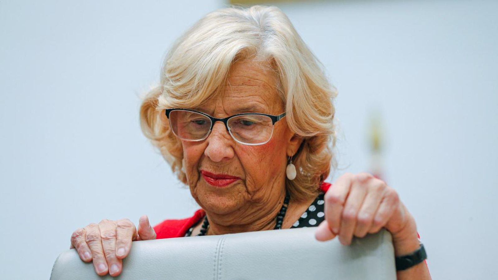 Manuela Carmena, poc abans de la constitució de l'Ajuntament de Madrid