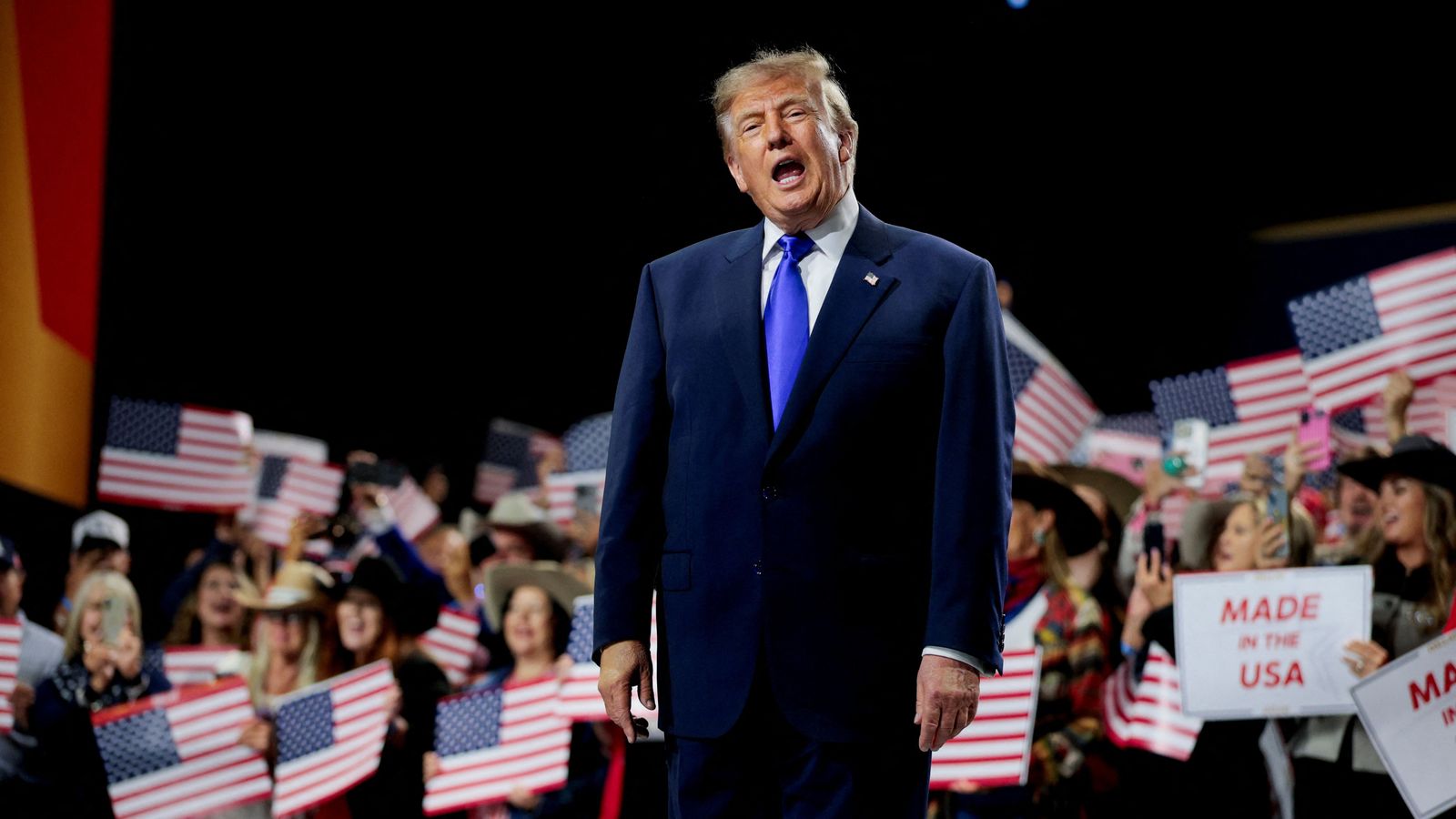 Trump, este dimecres en la convenció republicana de Dallas