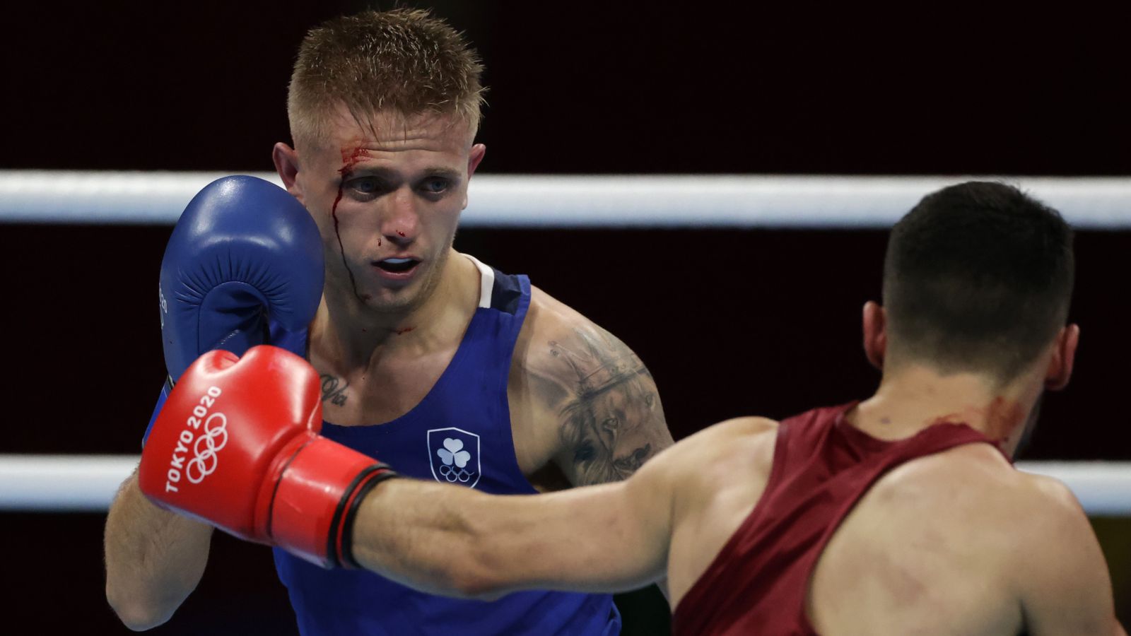 Quiles ha arribat a provocar-li un tall en la cella dreta del seu riva