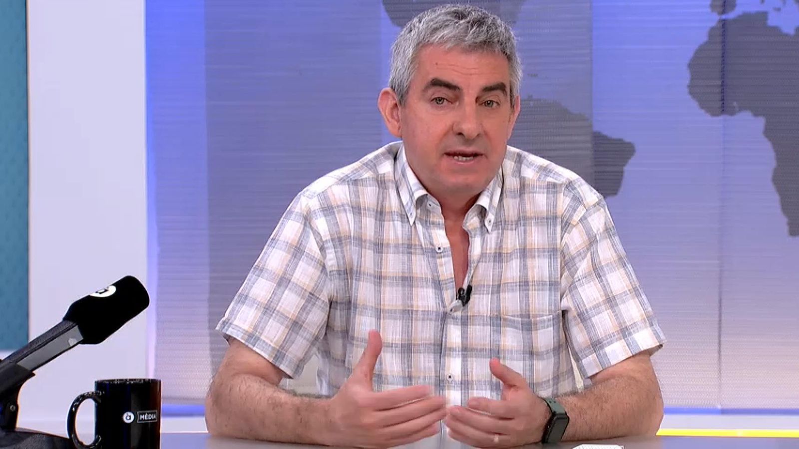 El coordinador general d’accés al sistema universitari valencià durant l'entrevista en 'Les notícies del matí' d'aquest divendres