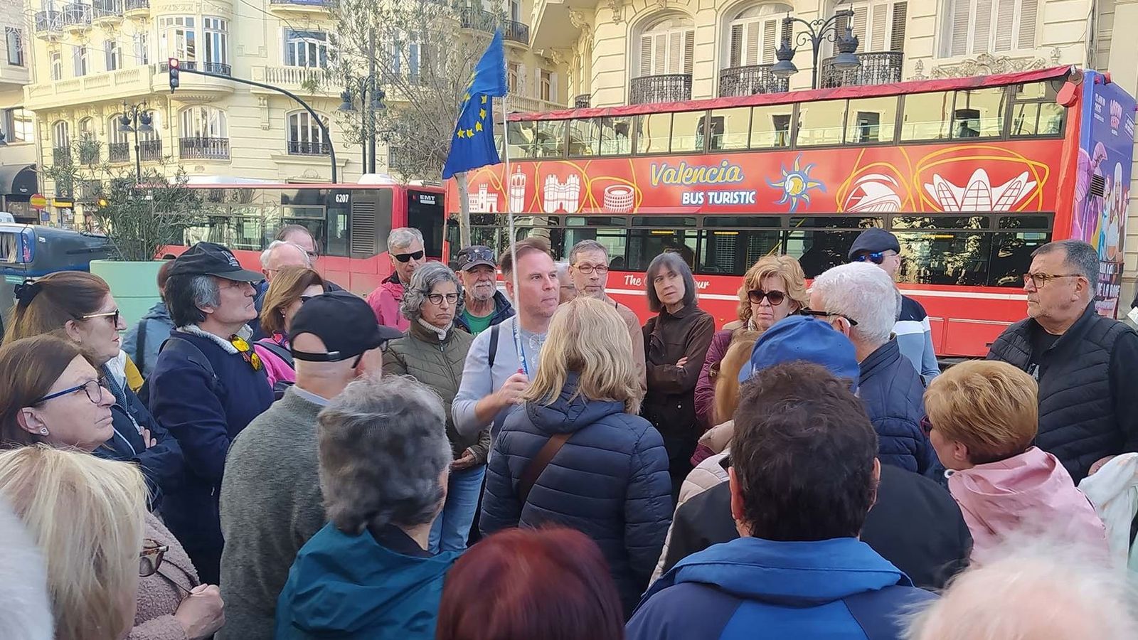 Turistes al centre de València