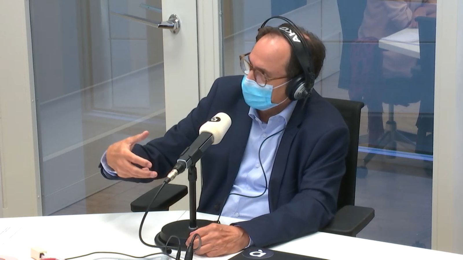 El conseller d'Hisenda, Vicent Soler, en Les notícies del matí d'À Punt