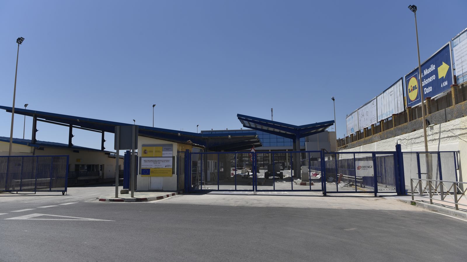 Duana del Tarajal tancada en maig de 2022