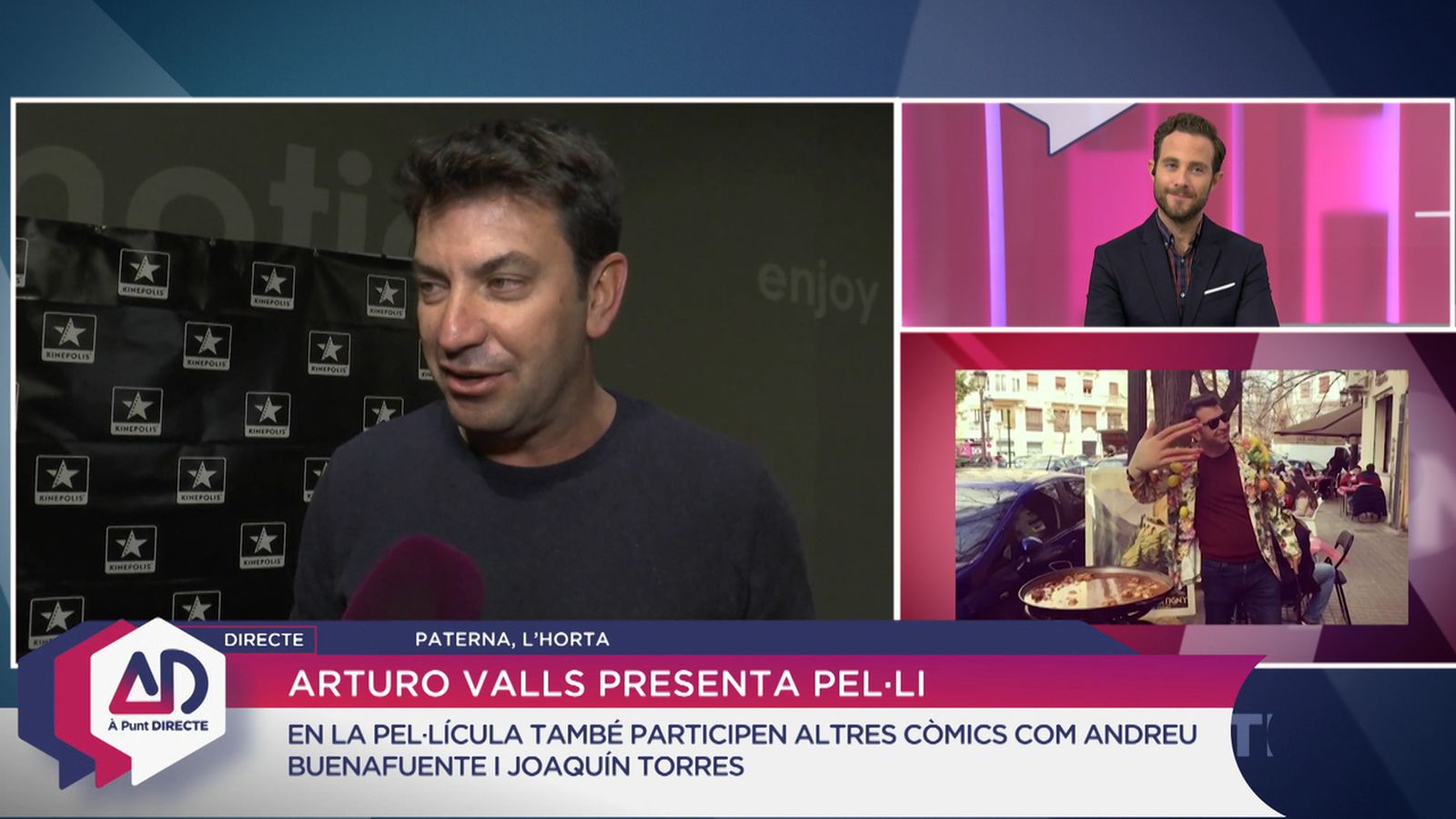 L’actor Arturo Valls estrena pel·lícula