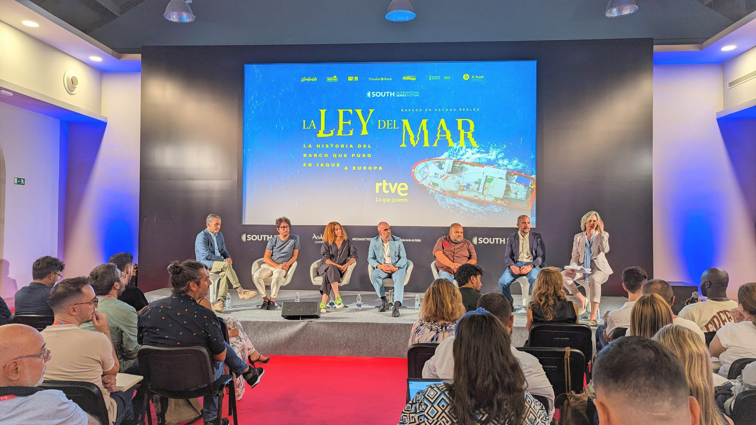 Roda de premsa presentació de 'La Ley del mar'