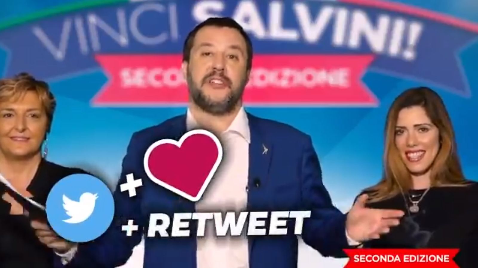 Fotograma del vídeo de Salvini