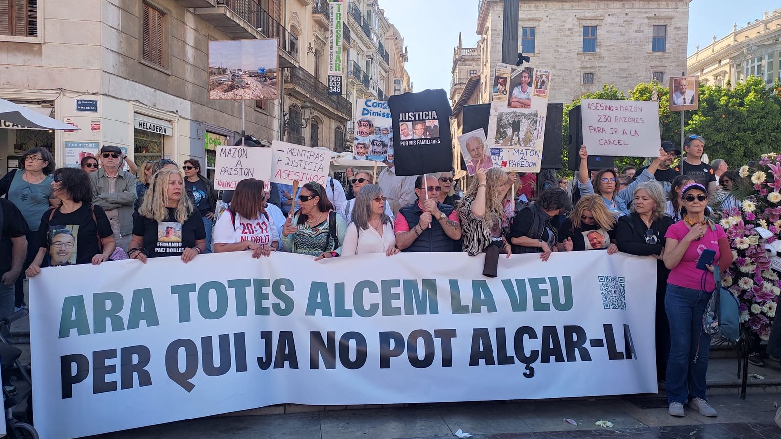 Nova concentració contra l’expresident de la Generalitat Carlos Mazón