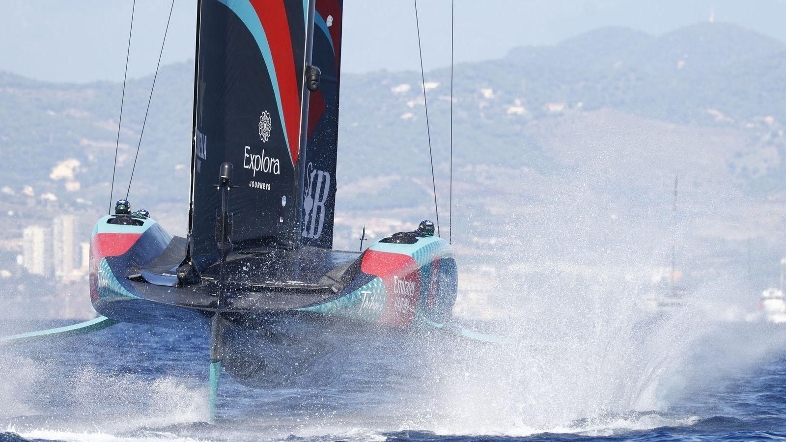 Imatge de la copa d’Amèrica celebrada a Barcelona