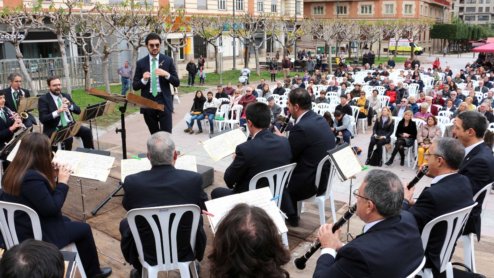 La Banda Municipal de Castelló durant un concert