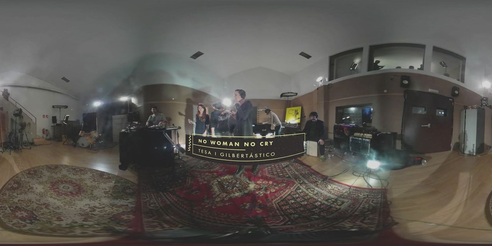 VÍDEO 360° | Tesa i Gilbertástico versionen “No woman no cry”