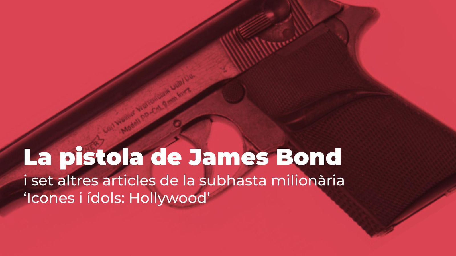 La pistola Walther PP de Sean Connery en Agent 007 contra el Dr. No