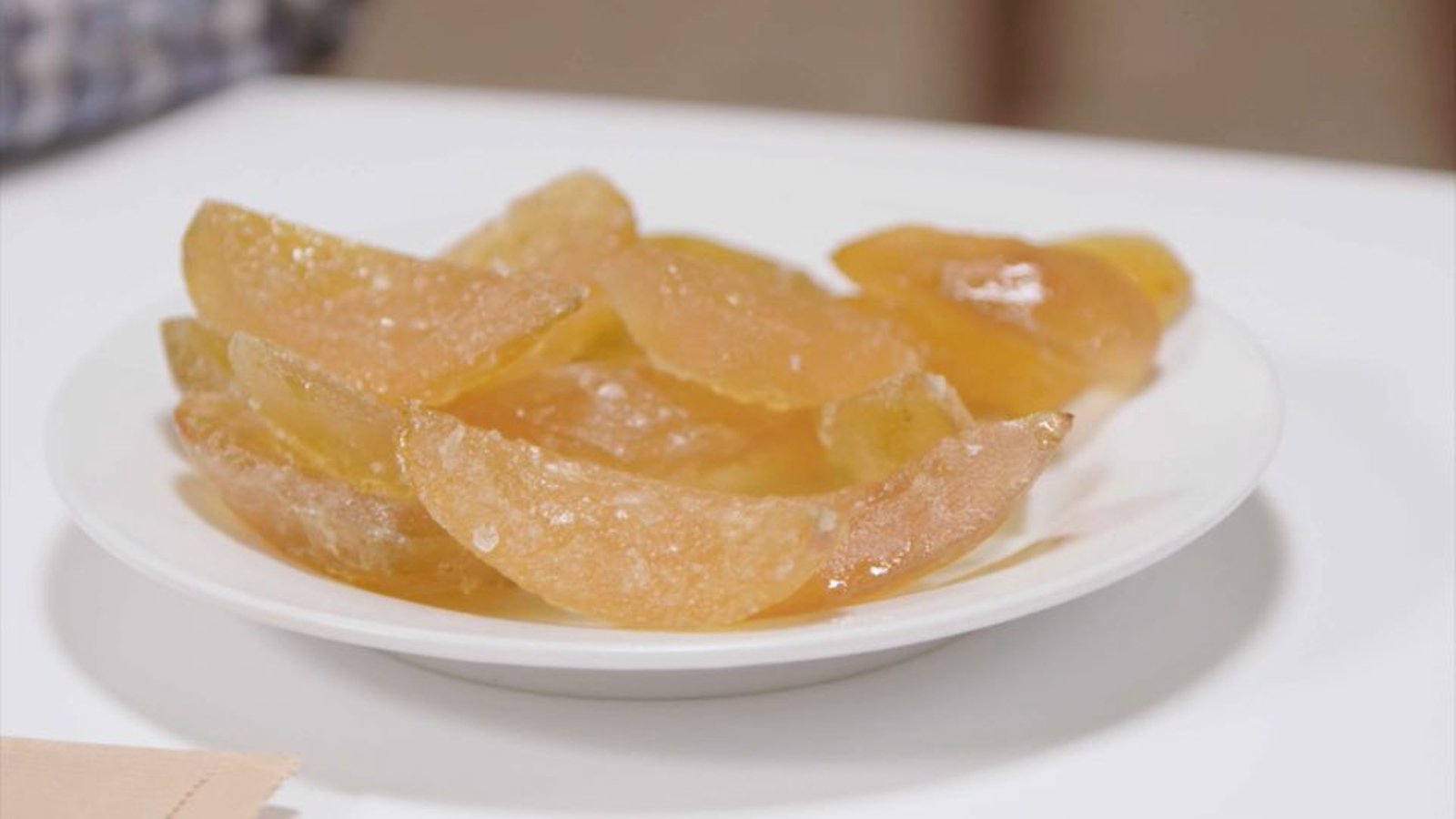 Imatge del dolç del citronat, el favorit del Papa Luna