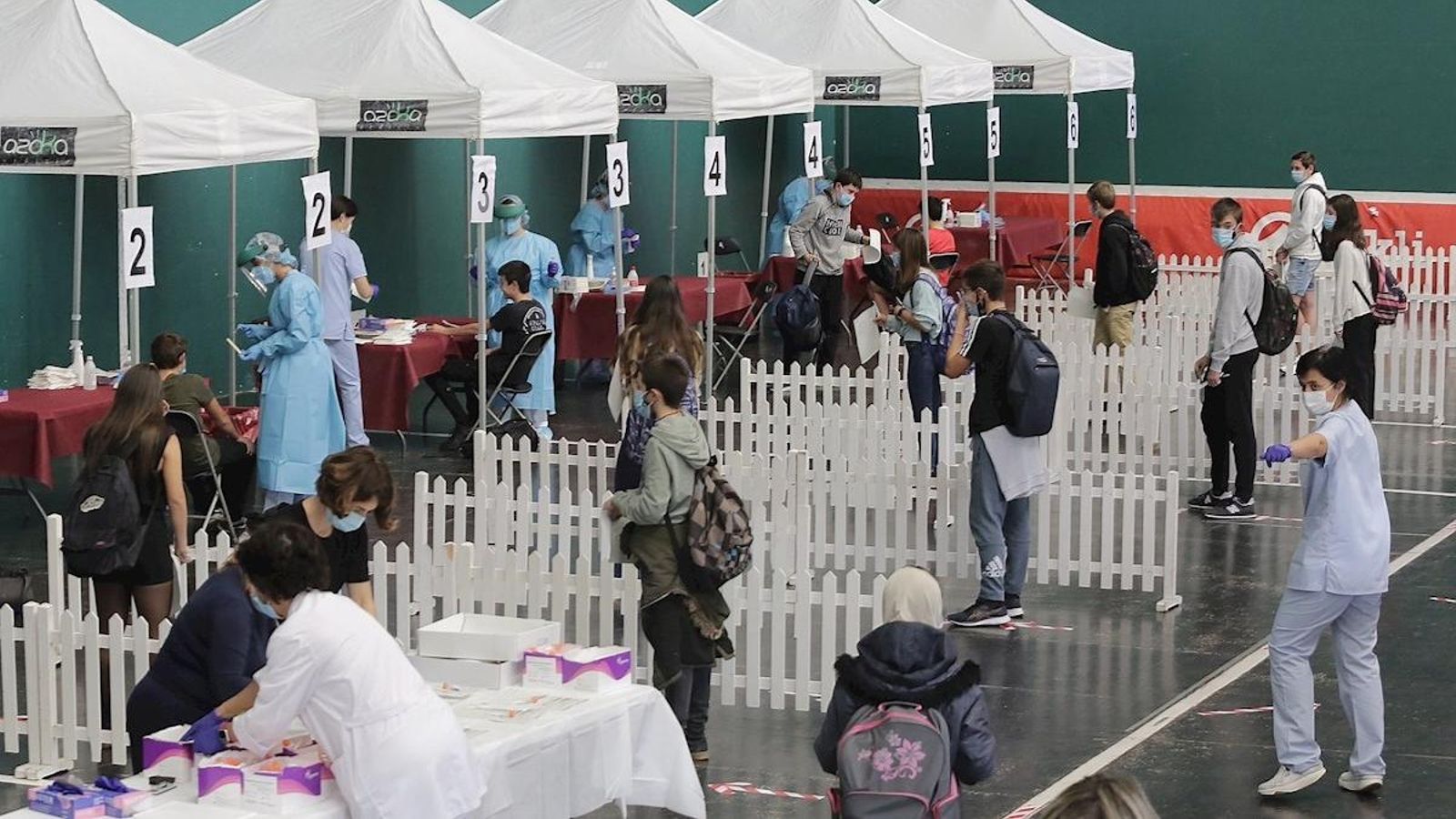 Cribat massiu a Ordizia (Guipúscoa)