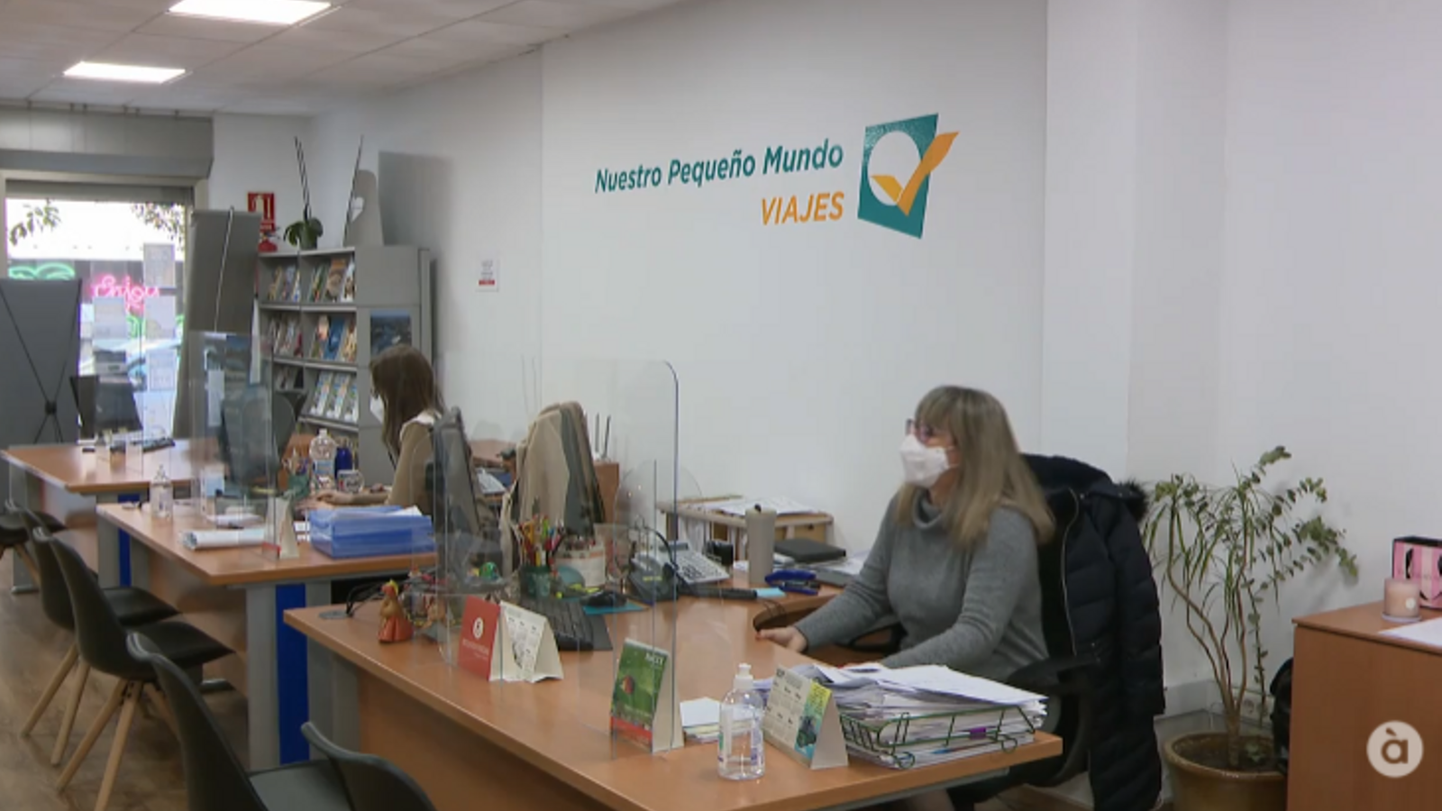 Imatge d'arxiu d'una agència de viatges