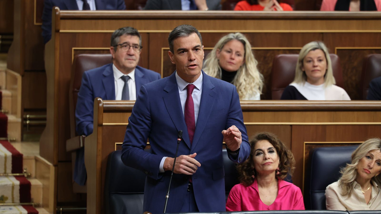 El president del govern espanyol, Pedro Sánchez, este dimecres al Congrés