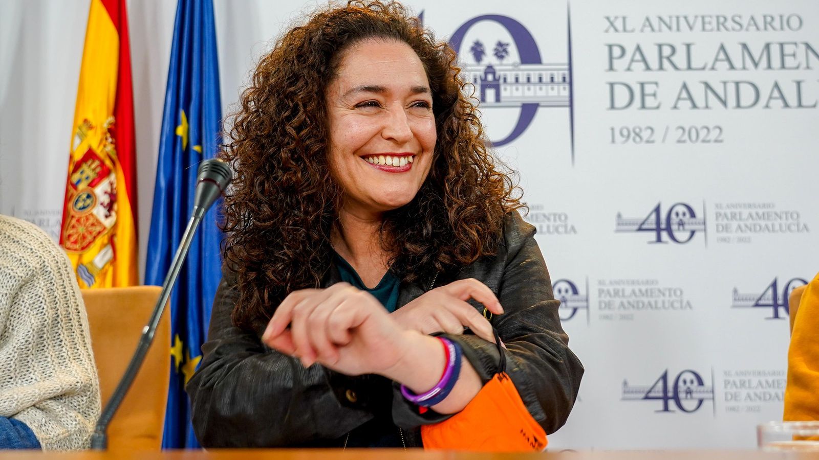 La candidata de Per Andalusia, Inmaculada Nieto, en una imatge d'arxiu La candidata de Per Andalusia Inmaculada Nieto en una imatge d'arxiu