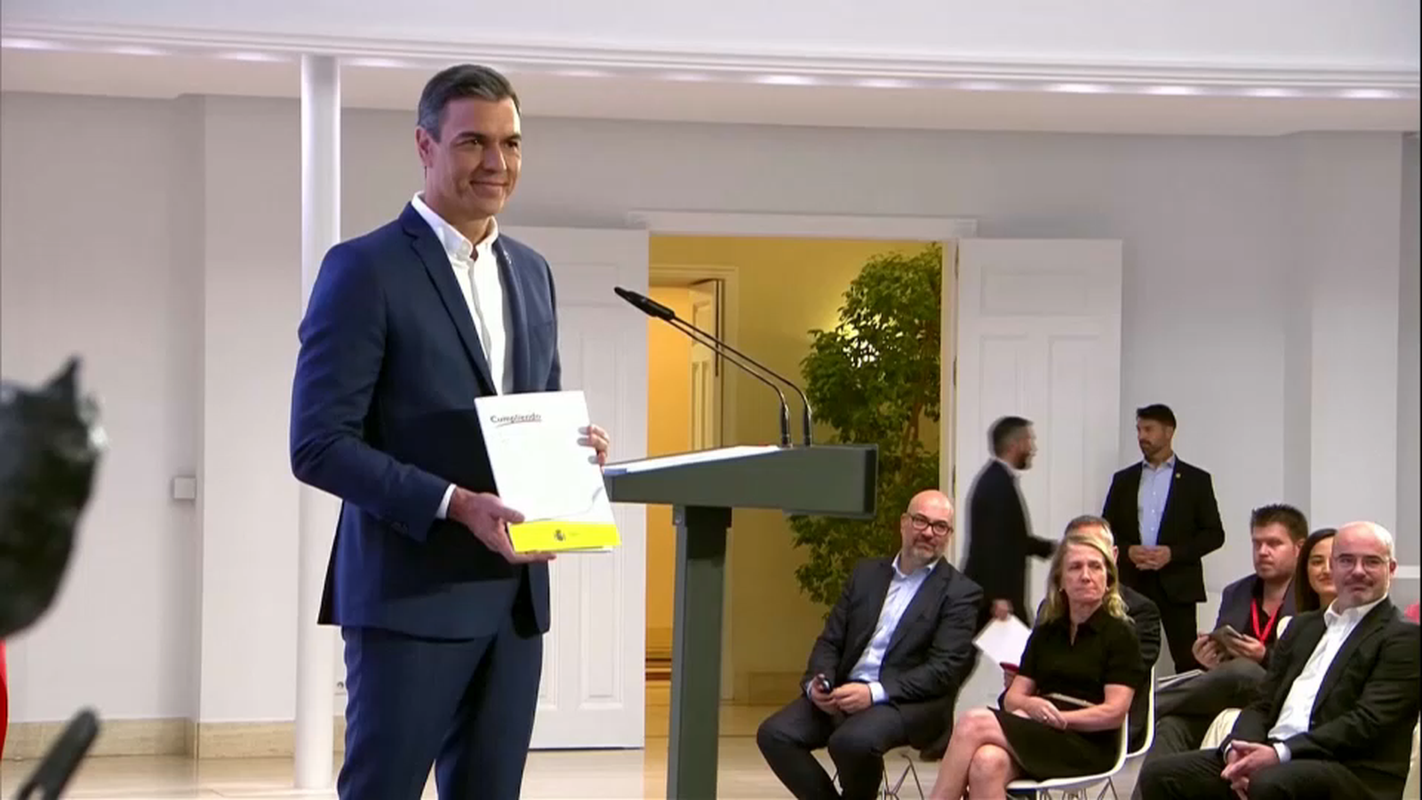 Pedro Sánchez presenta les mesures d'estalvi energètic