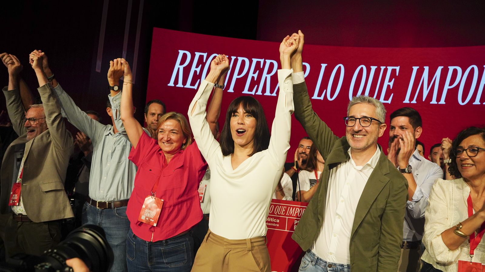Morant, durant la cloenda de la conferència política celebrada a Alacant este cap de setmana