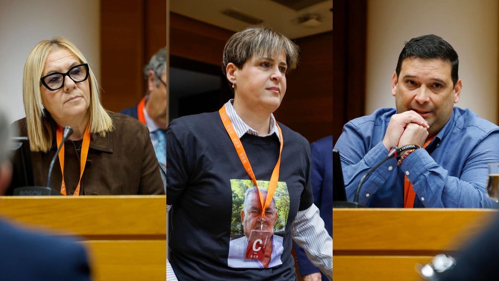 Les associacions de víctimes a les Corts