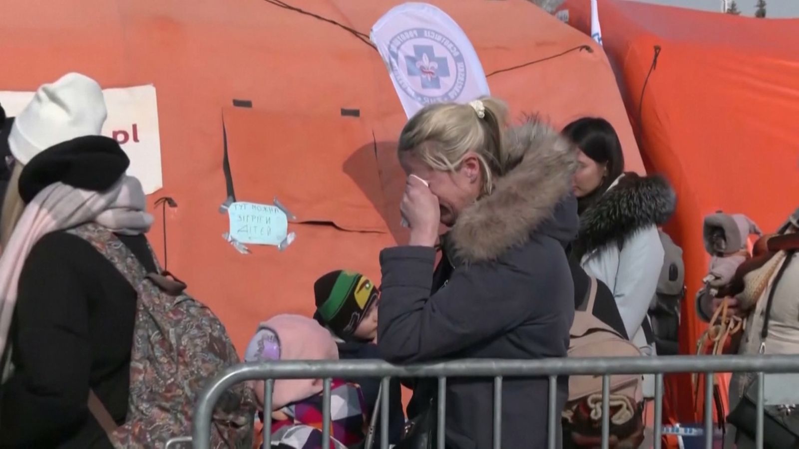 Els rostres de la frontera a Korczowa, Polònia