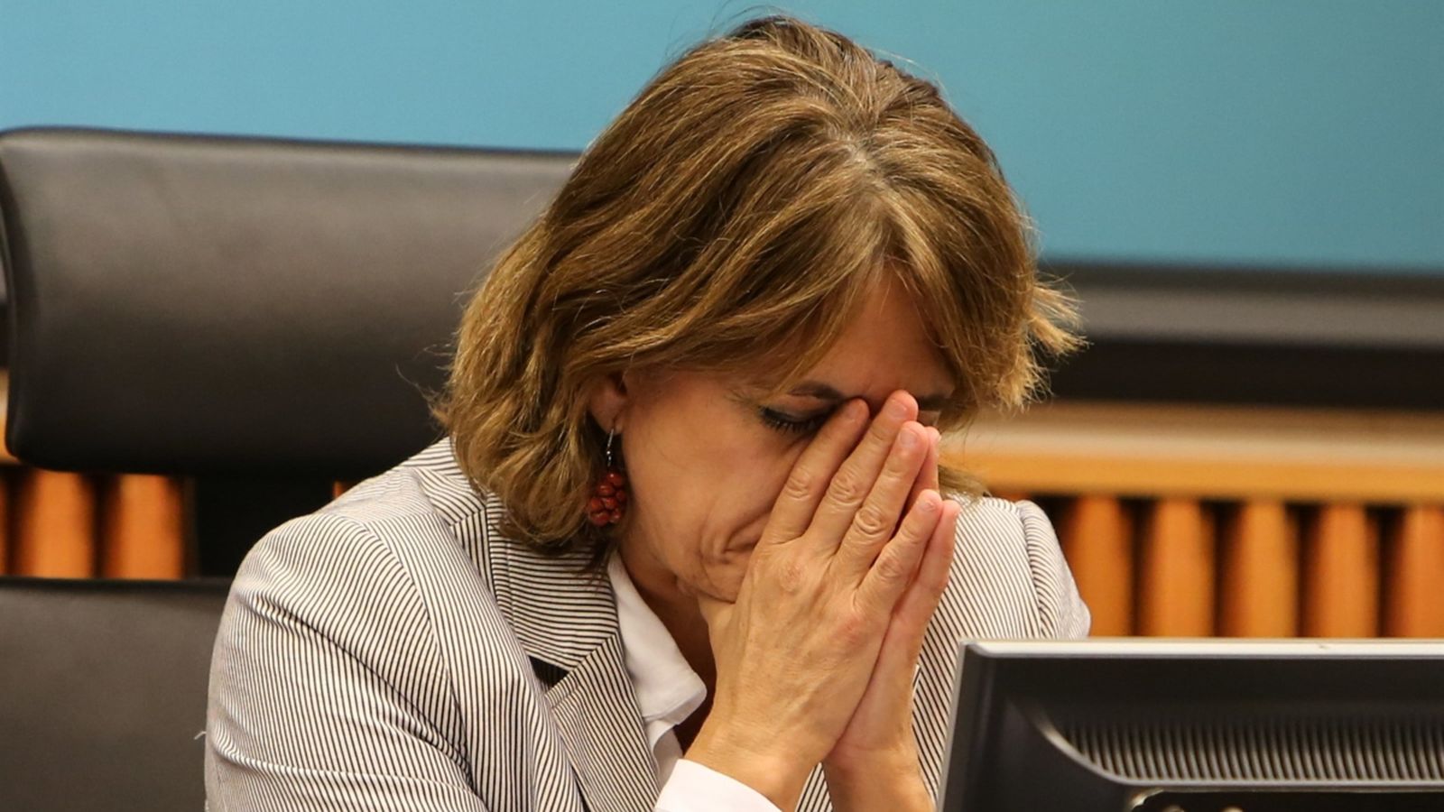 La ministra de Justícia, Dolores Delgado, en una foto d'arxiu