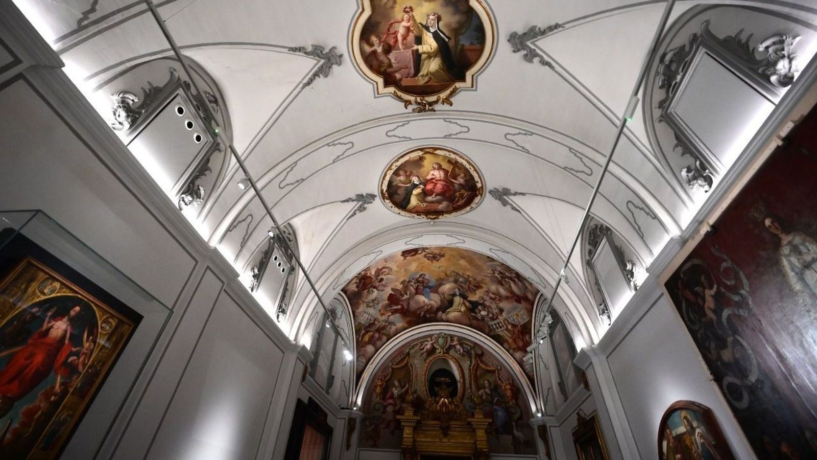 Una de les sales del museu, al qual s'accedeix des de l'edifici de l'Ajuntament de València
