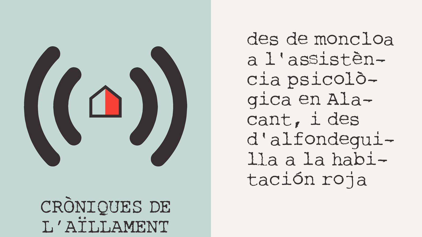 28.03.2020 | Des de La Moncloa a l'assistència psicològica a Alacant, i des d'Alfondeguilla a La Habitación Roja