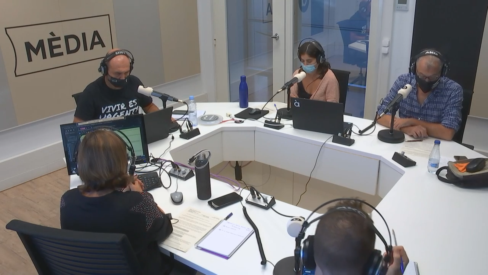 L'equip de la pròrroga d'Esports À Punt 18.10.2021