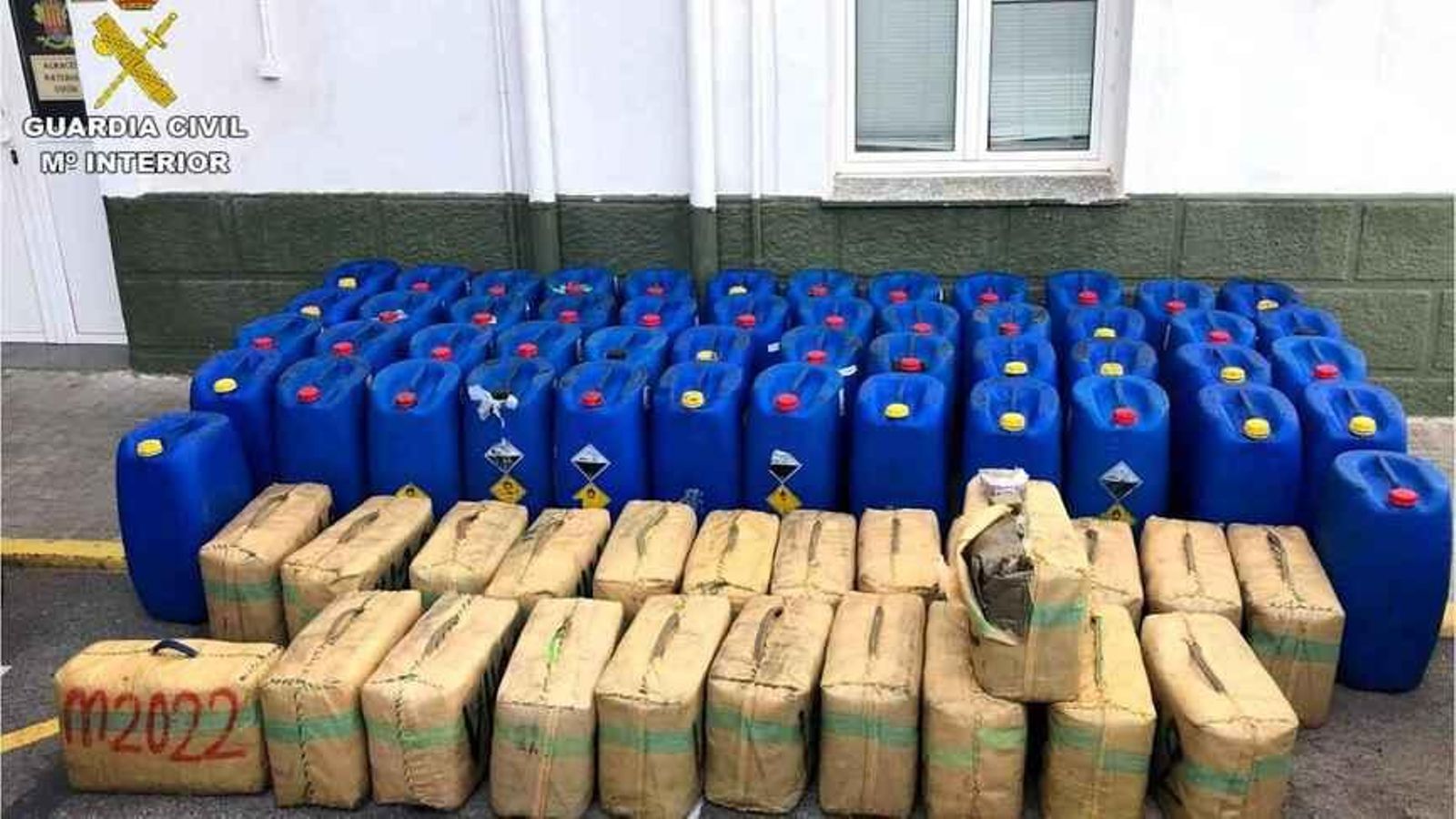 Bodegó policial amb la droga confiscada