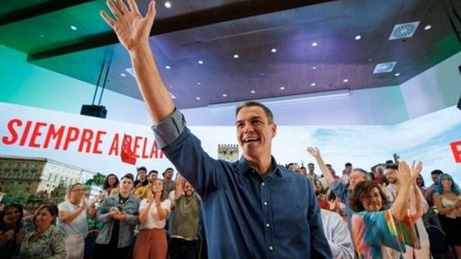 Sánchez, en un acte de partir aquest dissabte a Granada