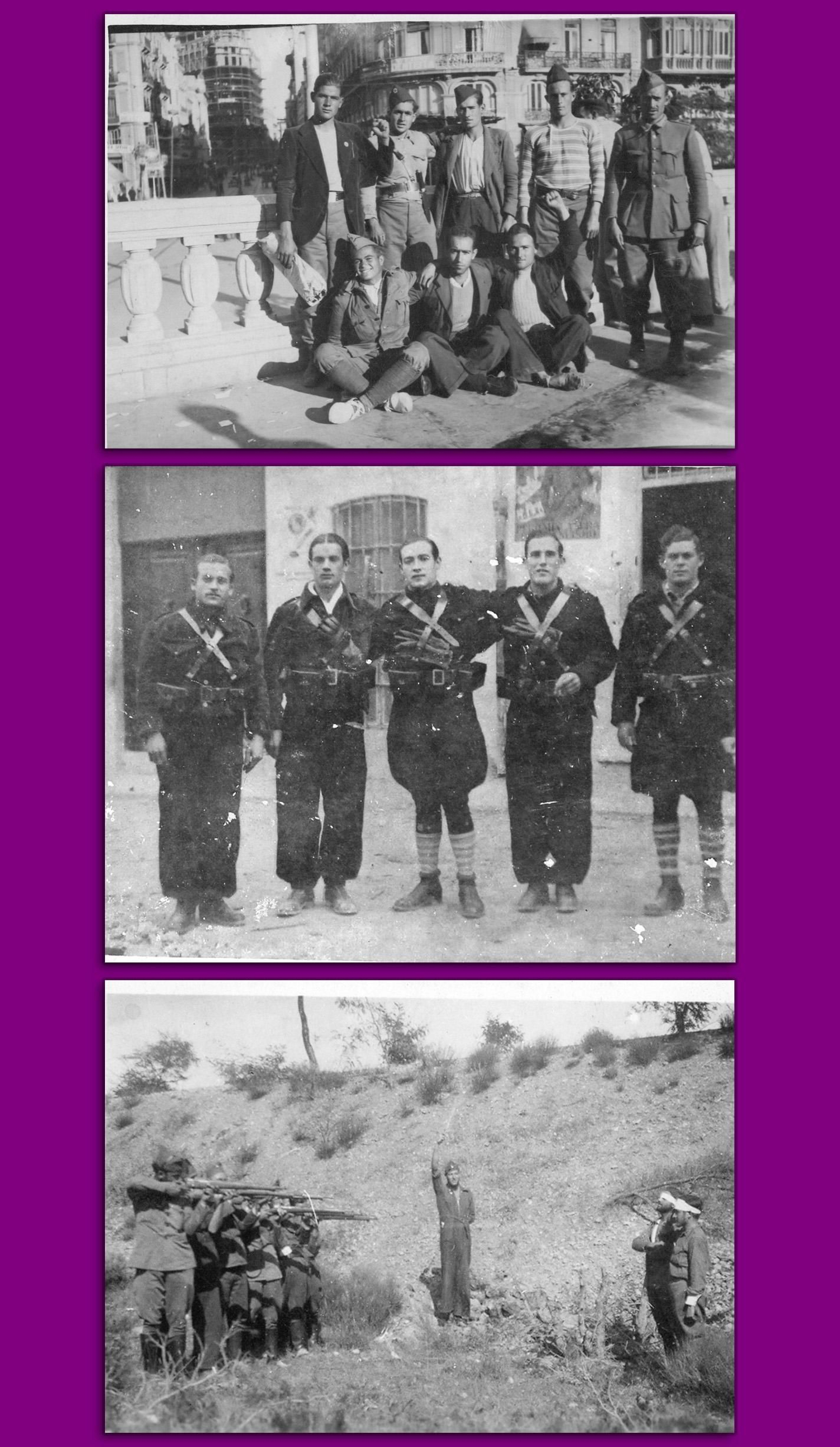 No hi ha imatges de l'execució del diputat Casas Sala. Però en algunes col·leccions s'han preservat estes proves dels moments més dramàtics de la guerra i també de la vida quotidiana del conflicte. Estes són algunes instantànies cedides per Pasqual Marzal.