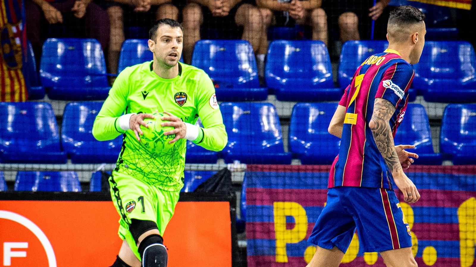 Fede, en una acció del partit