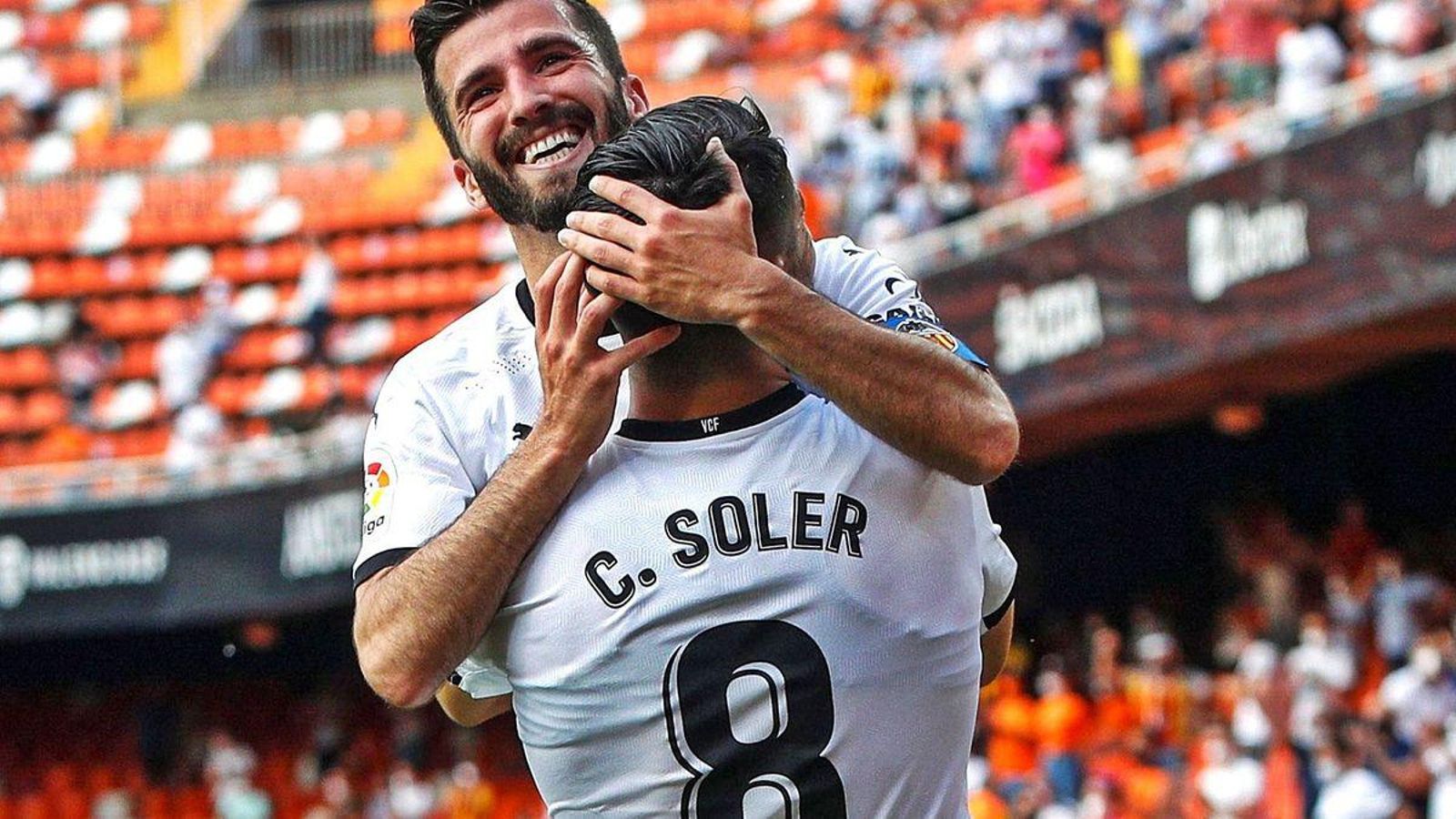 Els jugadors del València, José Gayà i Carlos Soler