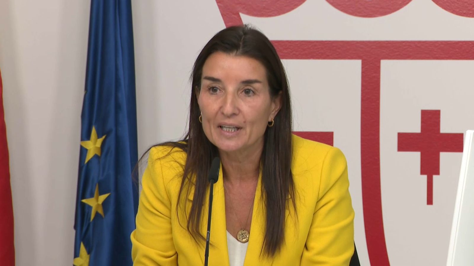 La portaveu i consellera d'Hisenda, Ruth Merino, aquest divendres