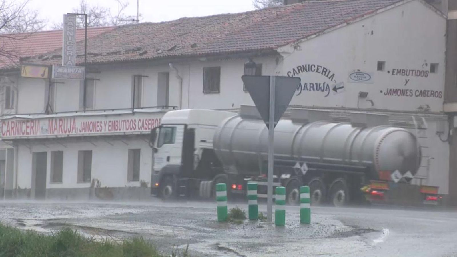 Pluges al territori valencià, en una imatge d'arxiu