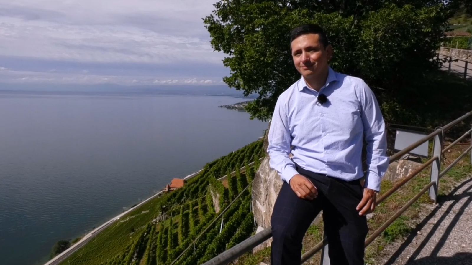 Nicolás Cepeda, de l’Alfàs del Pi, fa sis mesos que viu a Suïssa.