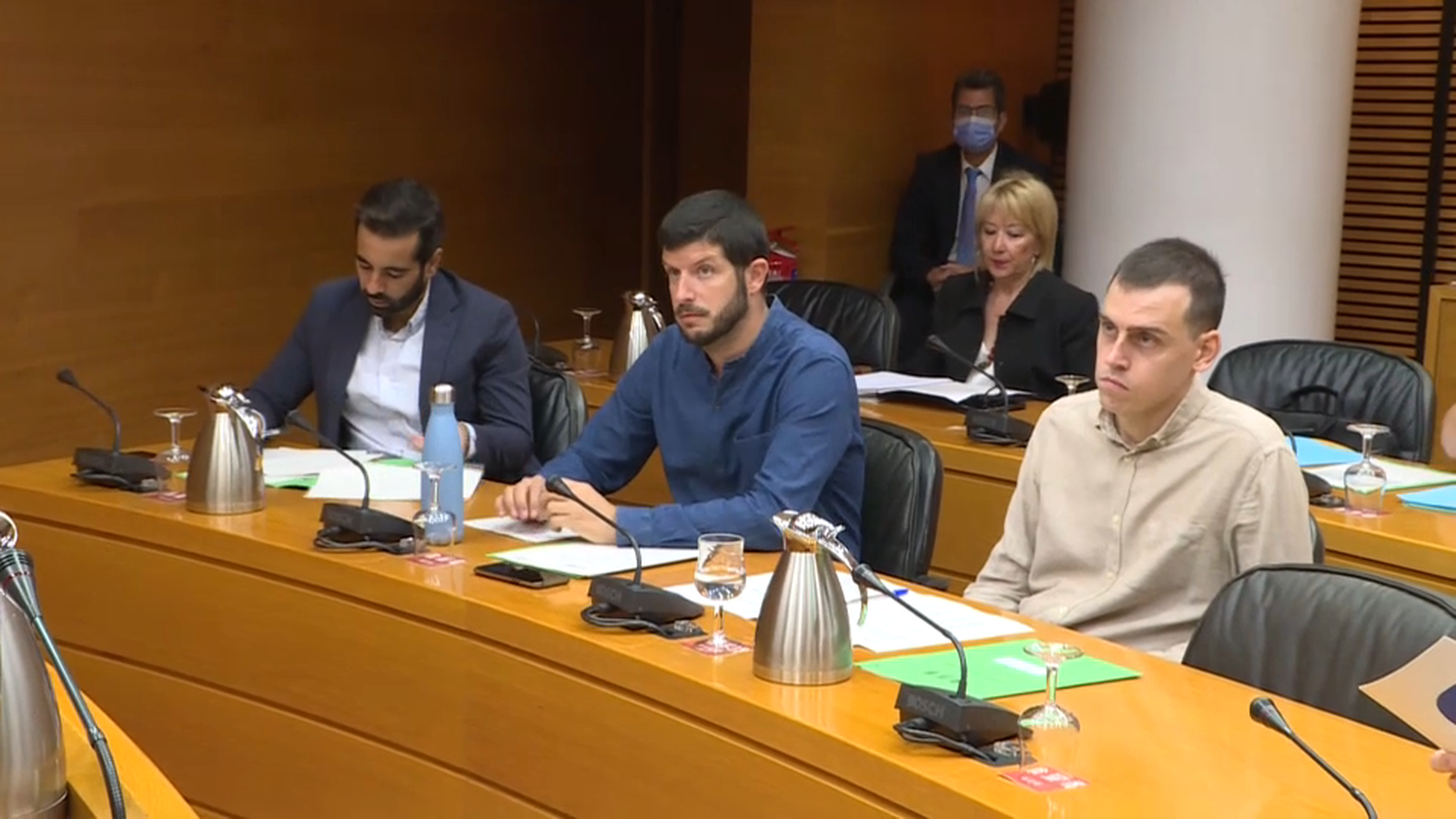 Ferran Martínez i Carles Esteve en comissió a les Corts